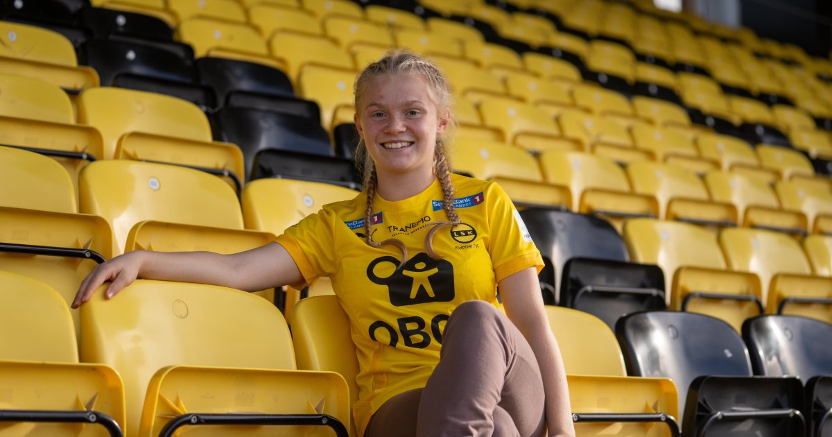 Mendelin Rune Sofia Mendelin-Norebø (15) har signert proffkontrakt med LSK Kvinner ...